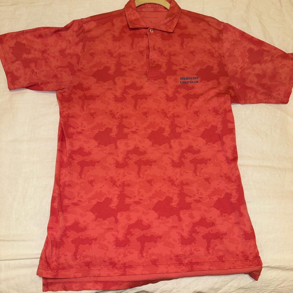 BDraddy Pink Camo Medalist Golf Club Polo